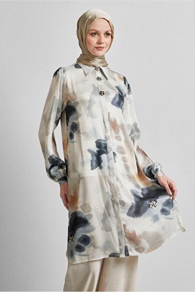 Alvina Patterned Cotton Tunic 45399