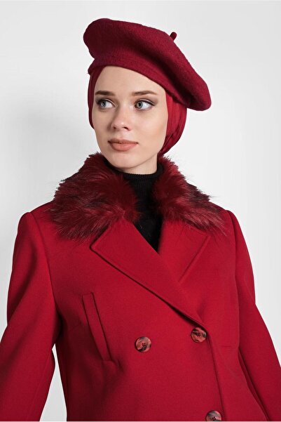 Alvina YAKASI KÜRKLÜ KABAN 90043