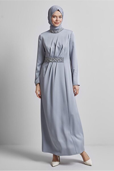 Alvina Stone Detailed Evening Dress 45321