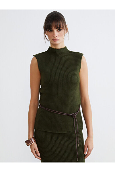 LC Waikiki Vizyon New Season Crew Neck Women's Knitwear Tank Top