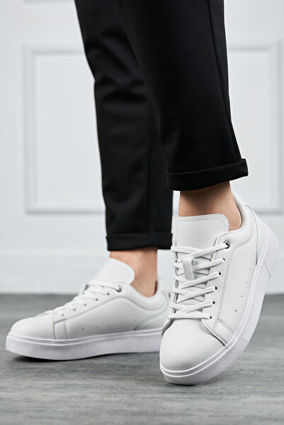 E SPORT حذاء رياضي رجالي أبيض كاجوال