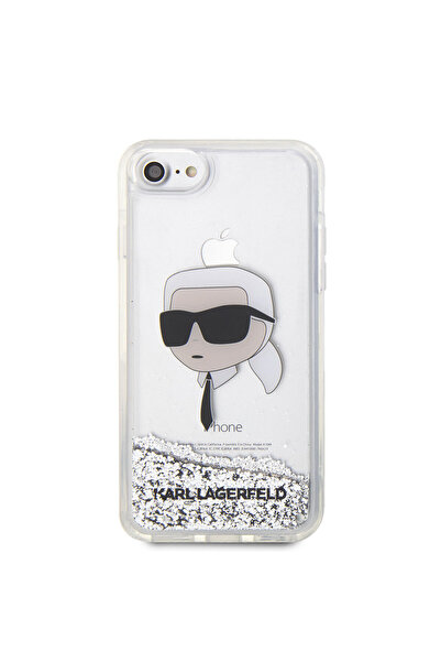 Karl Lagerfeld حافظة مرخصة متوافقة مع هاتف Iphone 8، غطاء بتصميم Karl Liquid ...