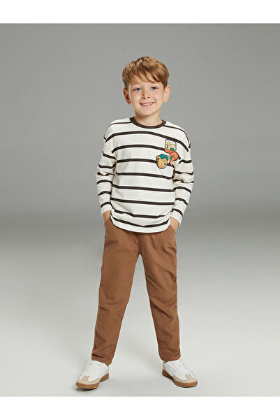 LC Waikiki Vizyon New Season Velvet Look Boys' Trousers