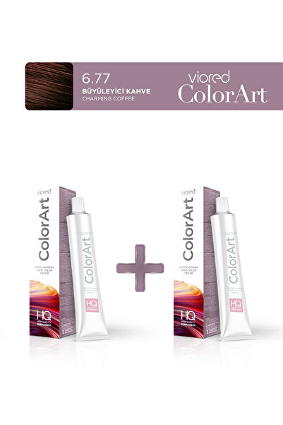 viored 2'li Colorart Tüp Boya 60 ml 6.77 Sıcak Çikolata