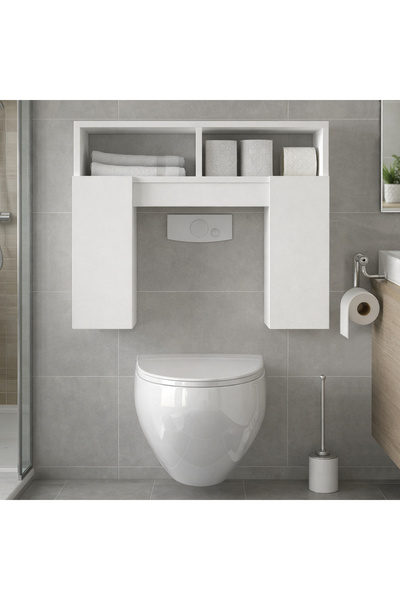 Dekorister Geronimo Klozet Dolabı Beyaz