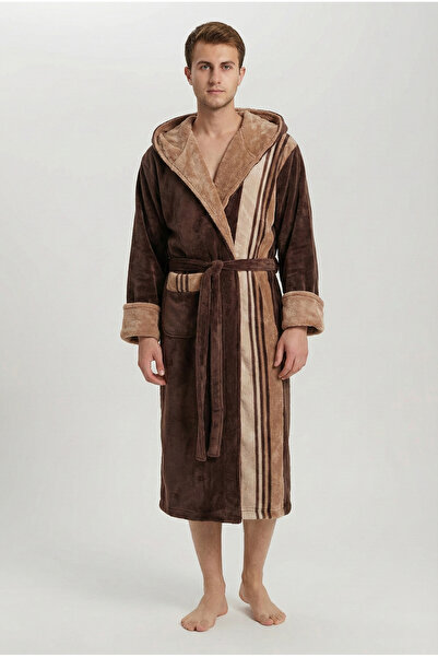 Wild Love Halat pentru bărbați cu glugă 100% bambus