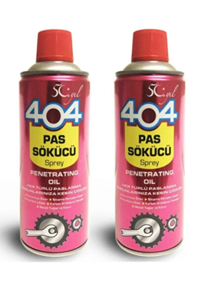 404 Kimya 404 Pas Sökücü Sprey 400 Ml. 2 Adet