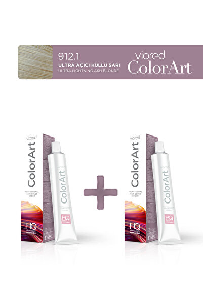 viored 2'li Colorart Tüp Saç Boyası 60 ml 912.1 Ultra Açıcı Sarı