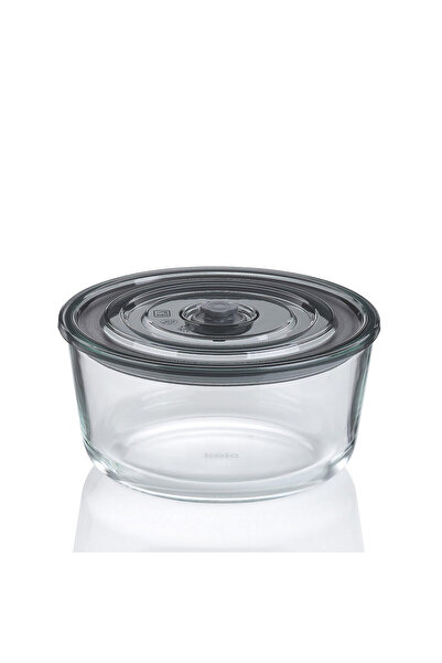 Kela Aurelia Cam Saklama Kabı Yuvarlak 1,22 L