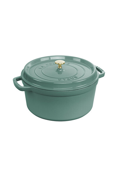 STAUB B La Cocotte Döküm Tencere Yuvarlak 28 cm Okaliptüs