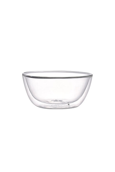 Leggno Vetro Çift Cidarlı Kase 2'li 350 ml