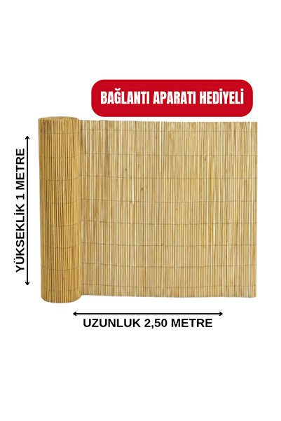 Natural Cane Wire Mesh Fence – 1m X 2,50m | Garden Fence & Balcony Fence, Canopy, Wind Shield