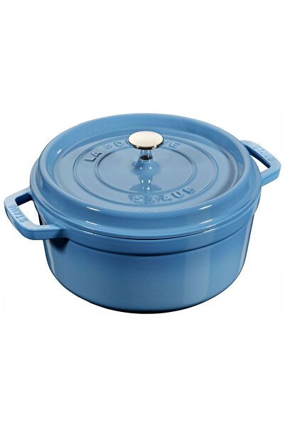 STAUB B La Cocotte Döküm Tencere 24 cm Buz Mavisi