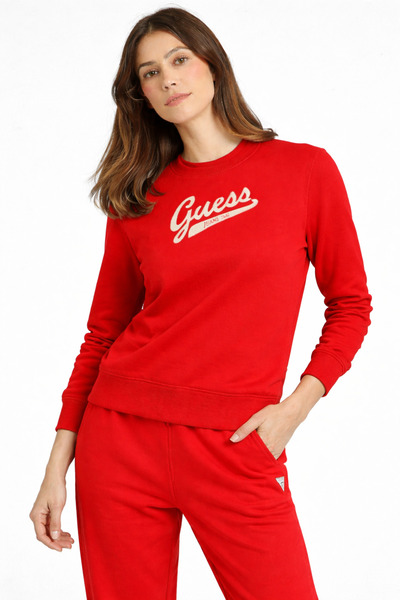 Guess Sıfır Yaka Sweat W4YQ11KC811-24K