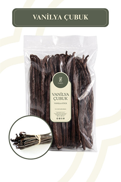 Fahra Vanilya Çubuğu (Vanilla Stick) 40 Adet - Premium Aroma & Sıcak Tatlılara 40 Adet