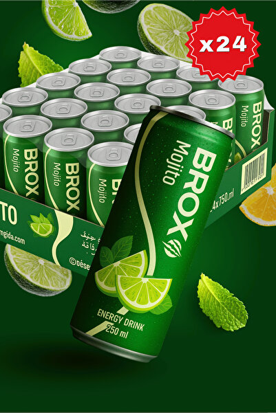 BROX Mojito Enerji İçeceği 24X250 Ml