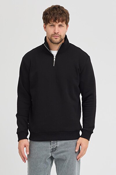 Polo State Unisex Regular Fit Confortabil croială Bumbac cu fleece în interio...