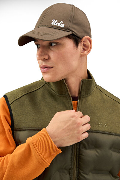 UCLA قبعة بيسبول جينر كاكي مطرزة للجنسين