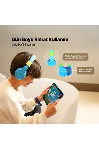 Ttec SoundBuddy 3 Kulaküstü Kablosuz Bluetooth Çocuk Kulaklığı - 2KM171