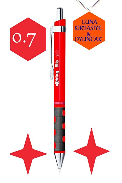 Rotring ROTRİNG TİKKY VERSATİL KALEM KIRMIZI 0,7