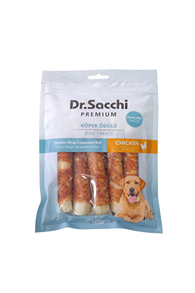 Dr. Sacchi Dr.Sacchi Premium Tavuk Sargılı Genişletilmiş Rulo Tahılsız Köpek ...