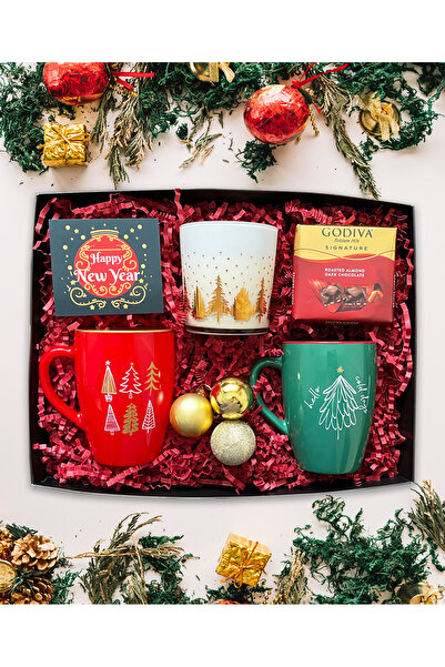 Uniq34 Siyah Yılbaşı Hediye Kutusu