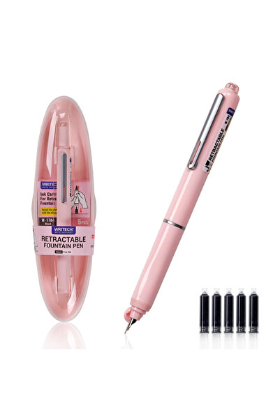 Writech W-784 BASMALI DOLMA KALEM PEMBE GÖVDE - BLİSTER