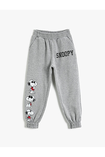Koton Snoopy Lisanslı Baskılı Eşofman Altı Pamuklu