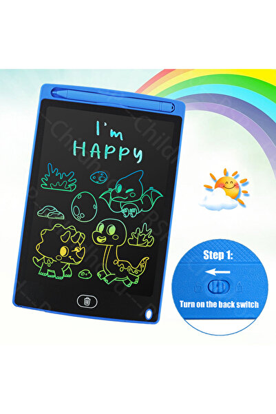 Choice لوحة كتابة رقمية زرقاء داكنة بشاشة LCD مقاس 8.5 بوصة، لوحة رسم رقمية، ...