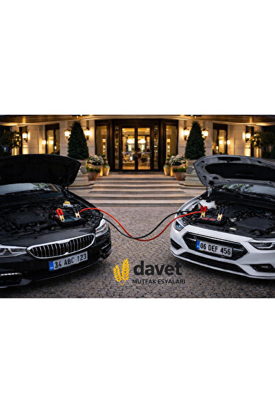 Veliday 1200 Amper Kalın Akü Takviye Kablosu Taşıma Çantalı