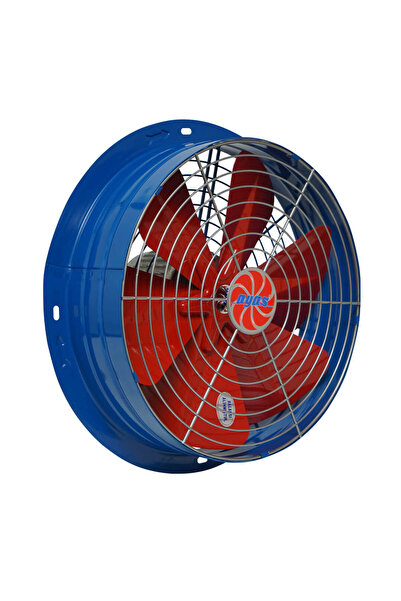 AYAS 25 Cm Çapında Ysa-250-4k-m 1500 D/d 220 230 Volt Monofaze Yuvarlak Kasalı Sanayi Tipi Aspiratör Fan