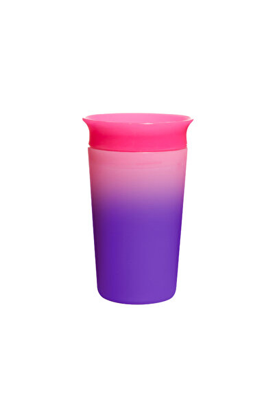 Munchkin Mucize 360° Renk Değiştiren Bardak – 266 ml, 12 Ay+, BPA İçermez, Pembe