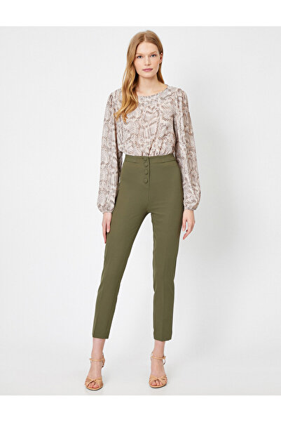 Koton Spodnie podstawowe zapinane na guziki