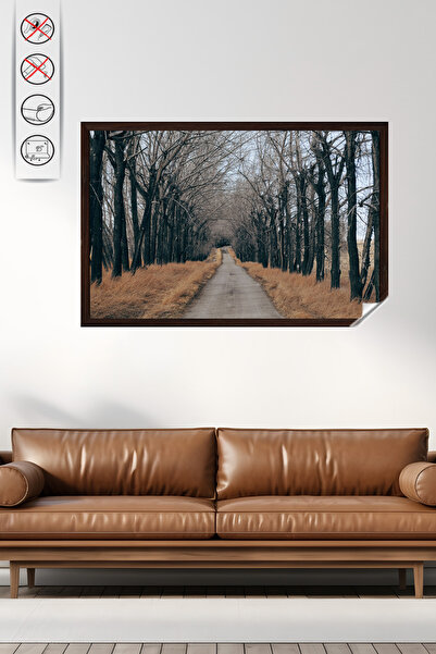 Akıllı Kağıt Statik Tutunma Özellikli Tablo - Poster Manzara (Model-7)