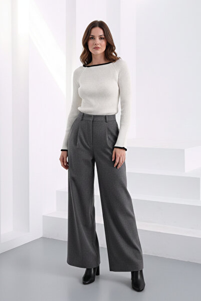 Sea Style Pulover tricotat cu guler barcaș și mâneci raglan