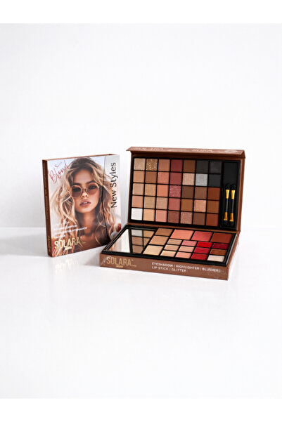Solara Matte ظل عيون 36 لون مع كونسيلر وهايليتر وحمرا شفاه من سولاار