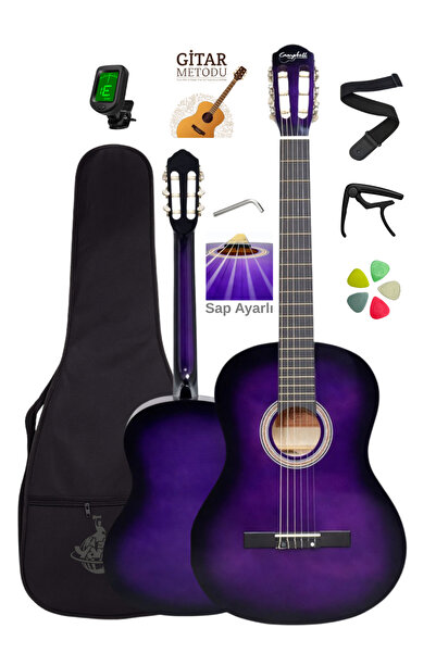 Victor Klasik Gitar Mor ( Kılıf + Pena Hediyeli )