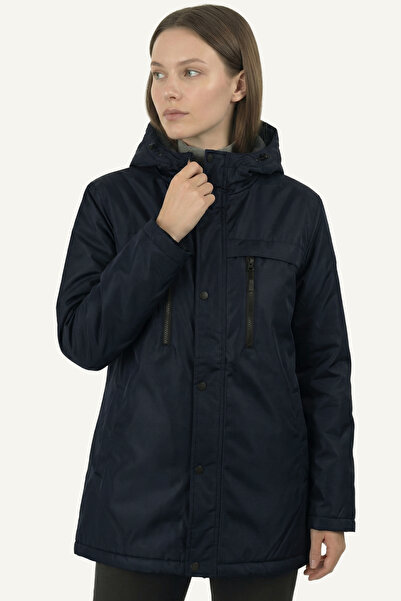 QAWWA Erkek Kışlık Parka Sıcak Tutan Dolgu Kalın İç Astarlı Su İtici Rüzgar G...