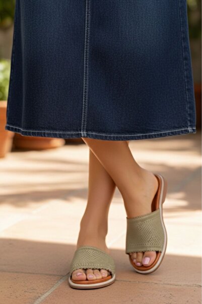 N Napa Shoe Papuci confortabili pentru femei Laser cu croială perforații cu talpă plată NAPA-1204