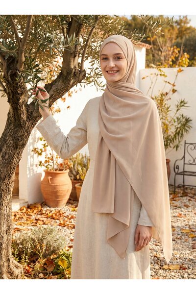 TUVA Chiffon Shawl - Oak - Shawl