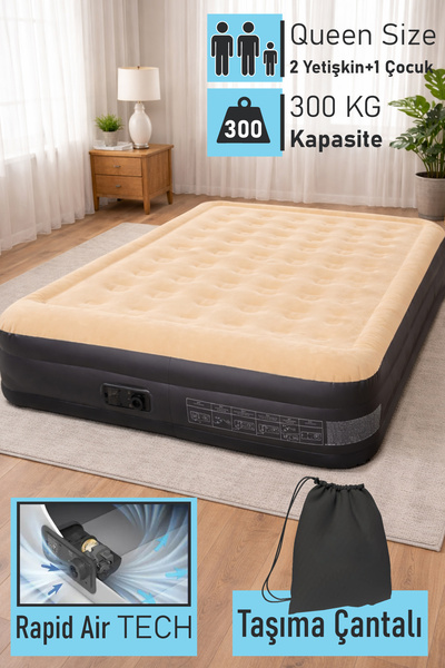 Blooma 24042 Şişme Yatak Elektrikli Pompalı 203x157x47 Cm