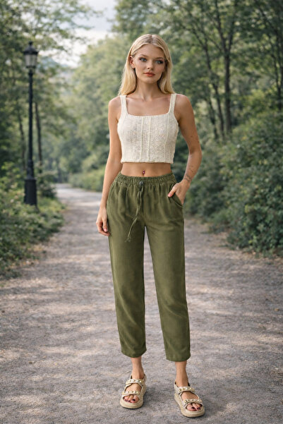 OYERGA MODA Women's 100% Cotton Pants