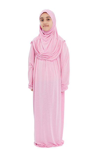 Altobeh Розова органична рокля за молитва за момиче - практична едноделна