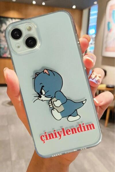 3GEN CASE İphone 15 Plus-İphone 14 Plus Uyumlu Desenli Şeffaf Silikon Kılıf