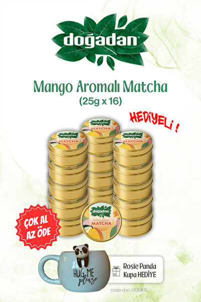 Doğadan Buy 16 Get 14 Free Matcha 25Gr and Panda Mug