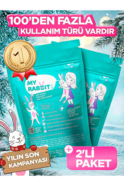 Çamaşır Ve Yüzey Için Çok Amaçlı Oksijenli Toz Leke Çıkarıcı ve beyazlatıcı 2'li Paket 2 X 800 gr