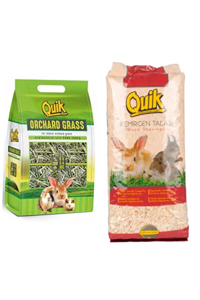 Quik Kuru Yonca Kemirgen Otu + Kemirgen Talaşı