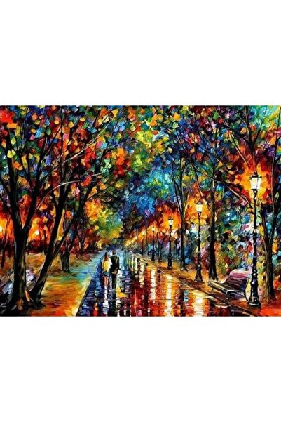 wombhobby Renkli Yürüyüş Sayılarla Boyama Seti 60x75 Cm Çerçeveli (Kasnağa ) ...