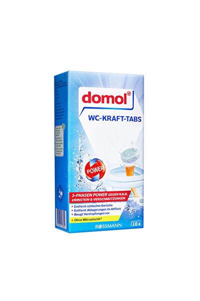 DOMOL Tuvalet Temizleme Tableti 16'lı