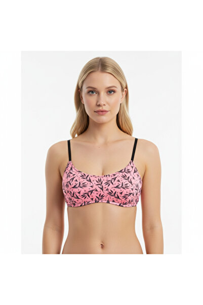 BONBON Women's Wire Free Unsupportive Scoop Bralet Bra Bb2113